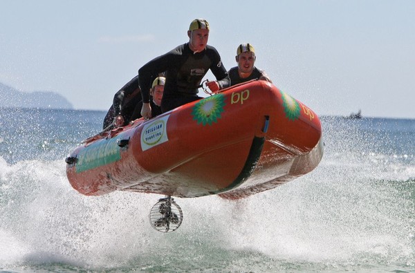 St Kilda SLSC Crew from Dunedin- Nick Harwood and Justin Reid